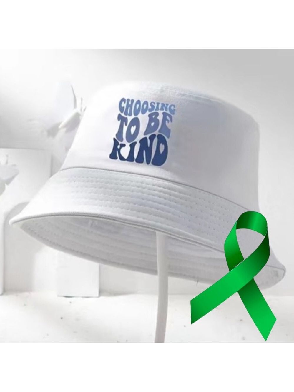 CHOOSING TO BE KIND bucket beach hat